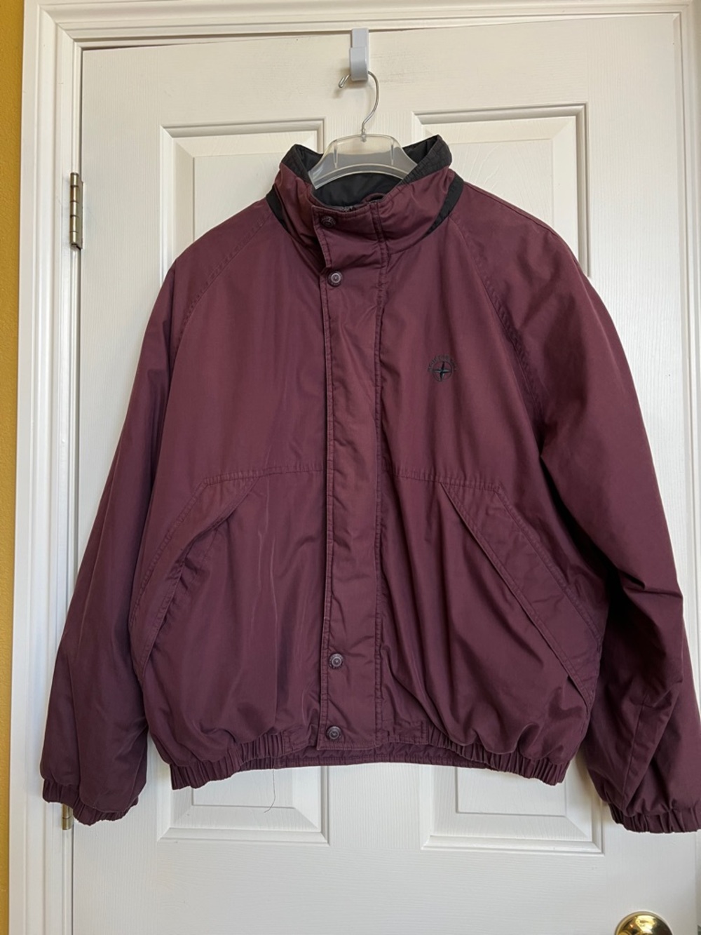 Members only zip up jacket